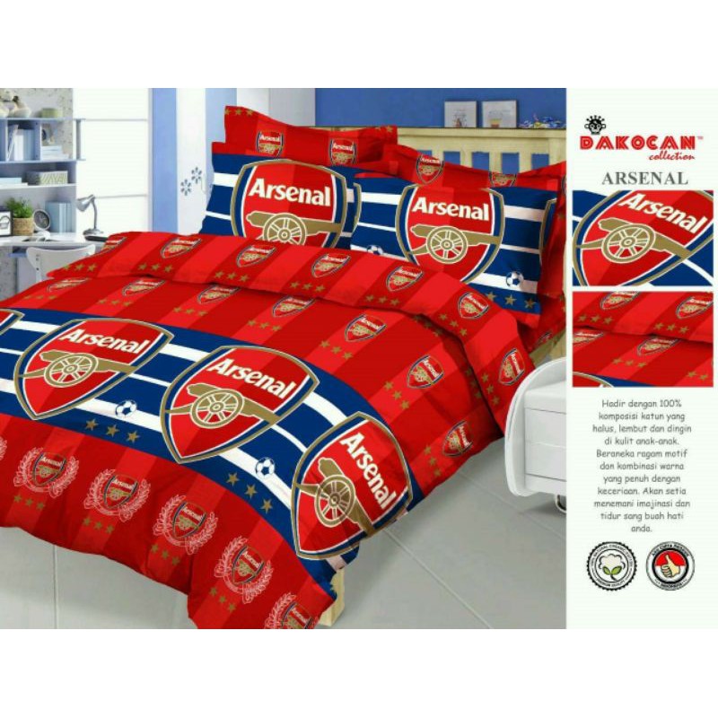 BEDCOVER MOTIF CLUB BOLA