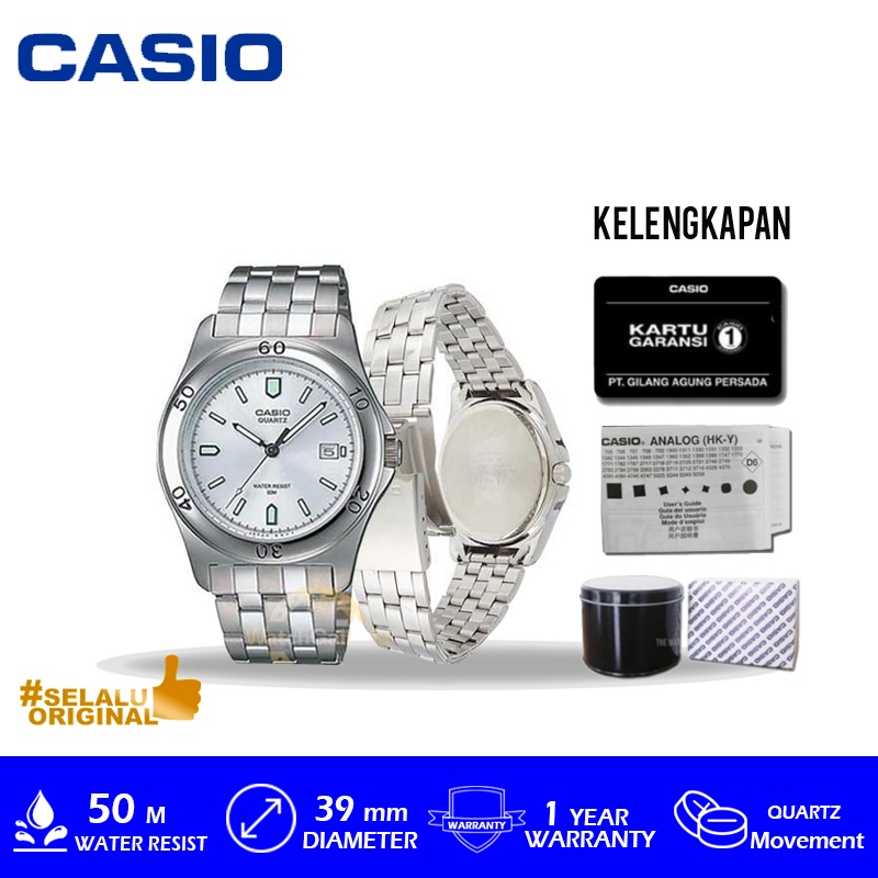 Casio General MTP-1213A-7AVDF with BOX Kaleng Bergaransi Resmi