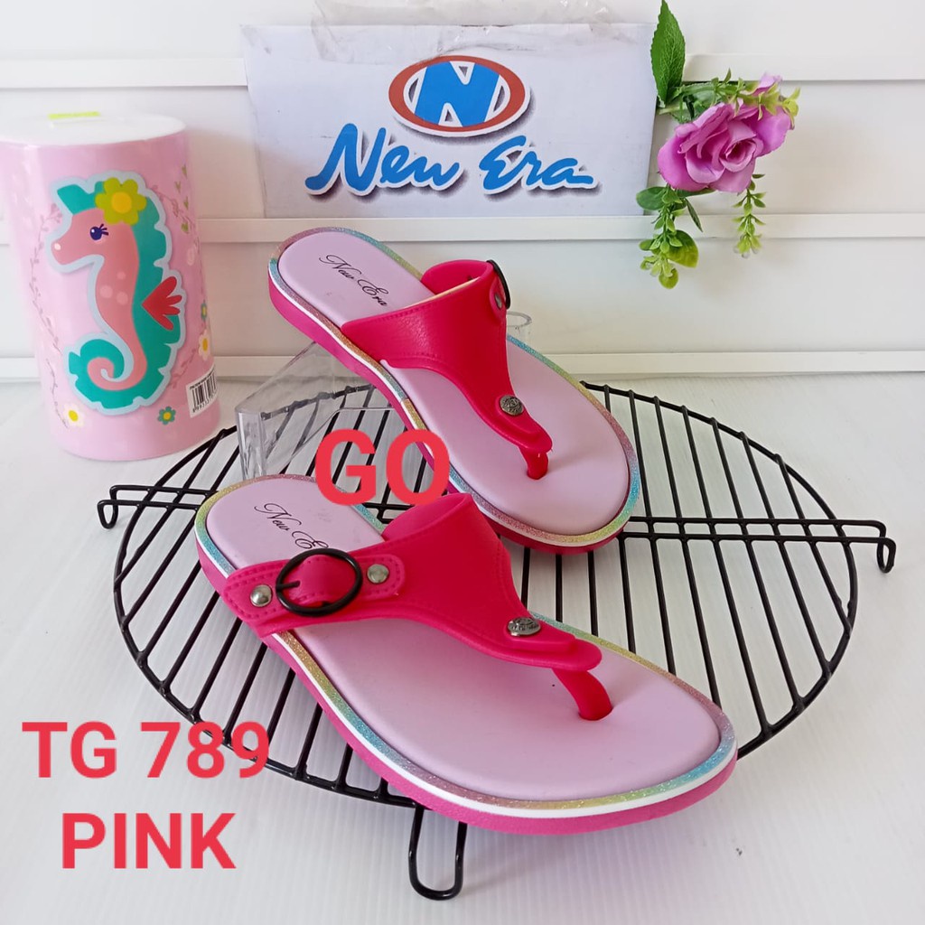 sogo NEW ERA TG 789 Sandal Japit Karet Anak Perempuan Tanggung Sendal Anti Slip Original