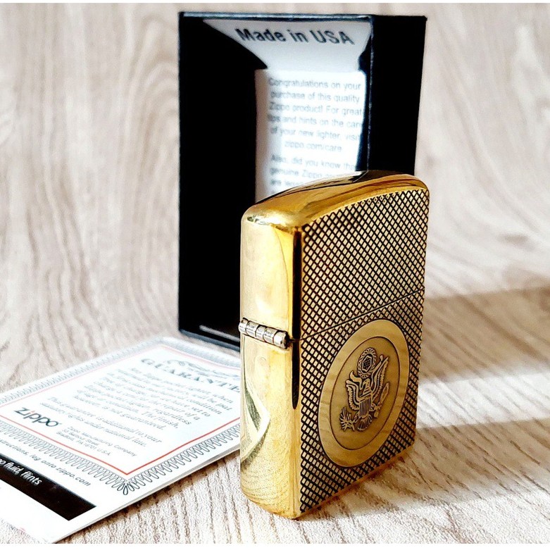 Korek Api Zippo Gold Lights USNAVY / Zippo Premium