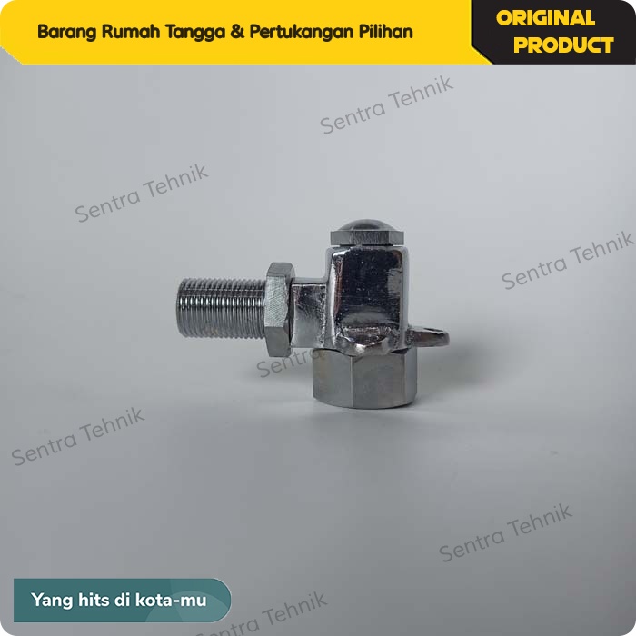 Kran Kaca Boiler Setrika Uap/ Elbow Kaca Tabung Boiler