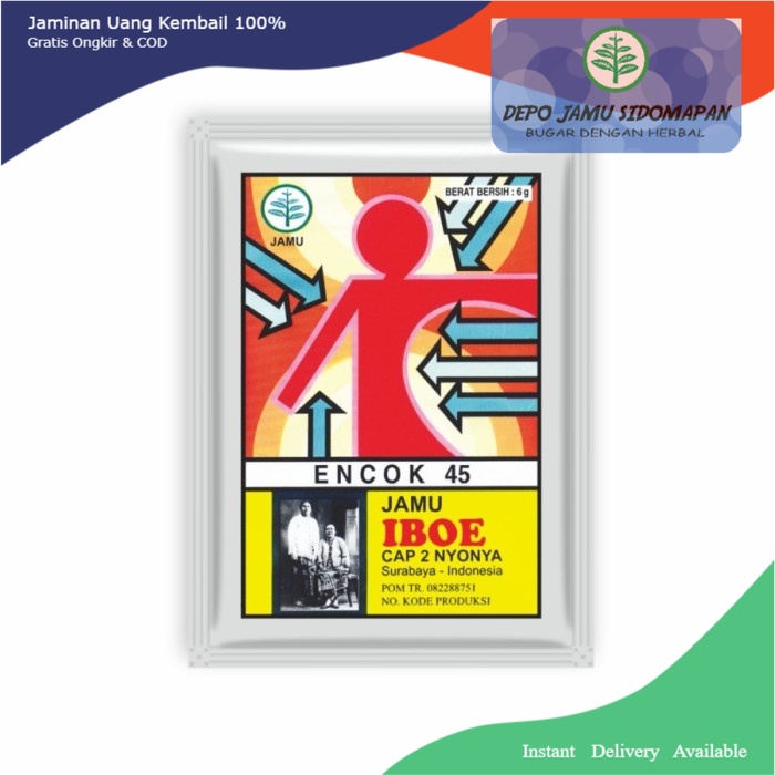 

Jamu IBOE - 1 Pack Encok @ 10 Sachet