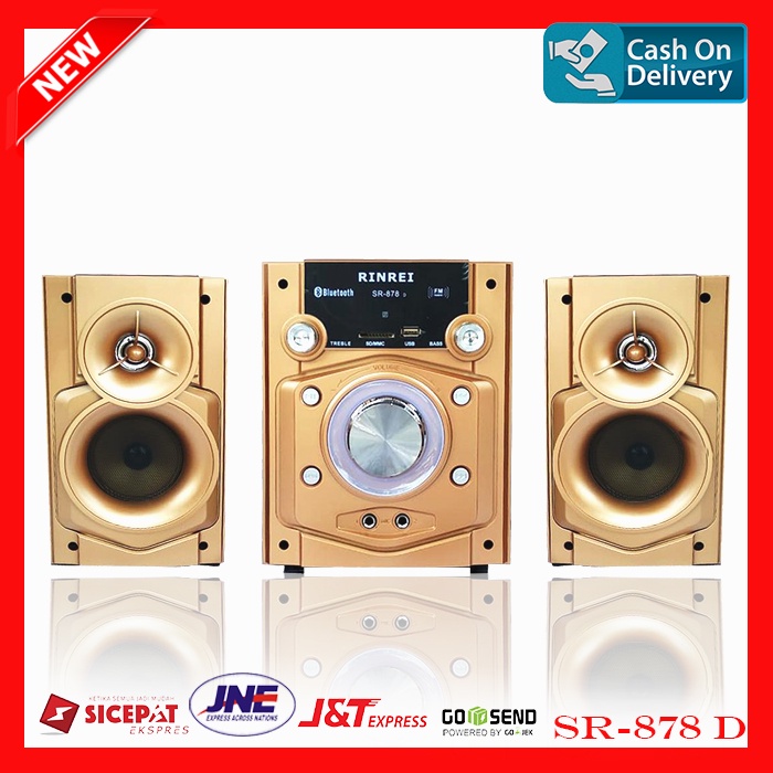 SPEAKER AKTIF BLUETOOTH KARAOKE RINREI SR-878 D