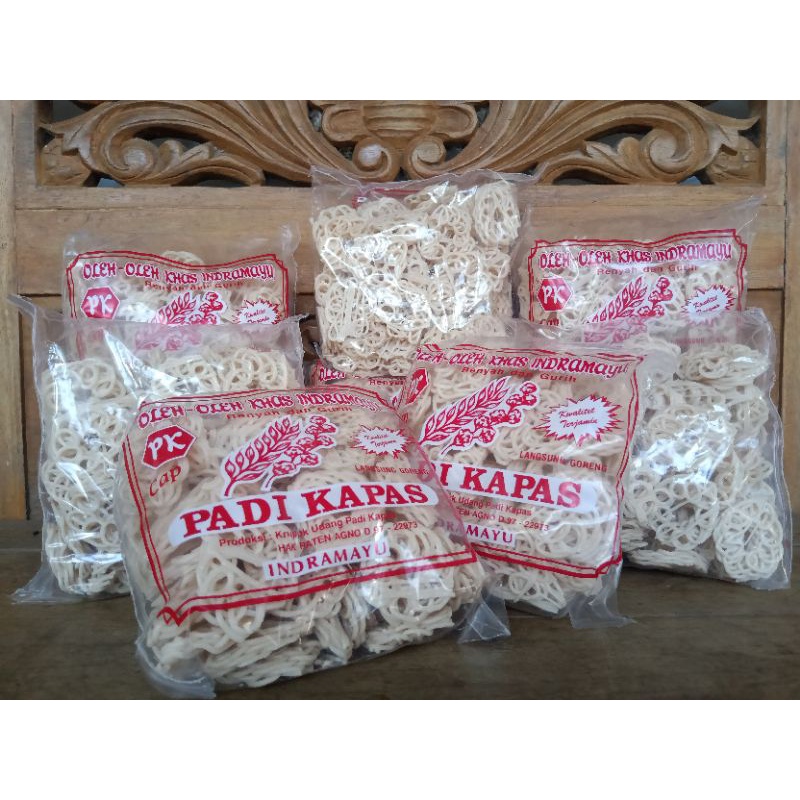 

Kerupuk Mie Ikan Tenggiri Asli Cap Padi Kapas 250 Gram