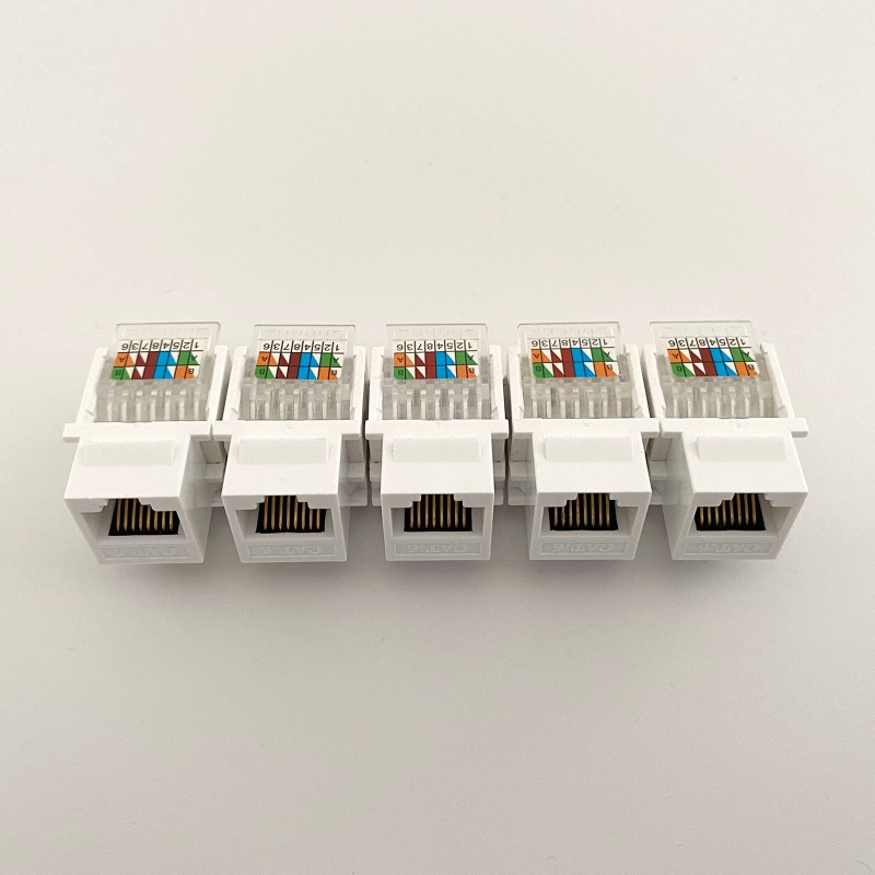 Vivi CAT6 Module Panel UTP Adapter Kabel Konektor RJ45 Bebas Alat Untuk AMP Hot Adaptor Stopkontak Komputer Keystone