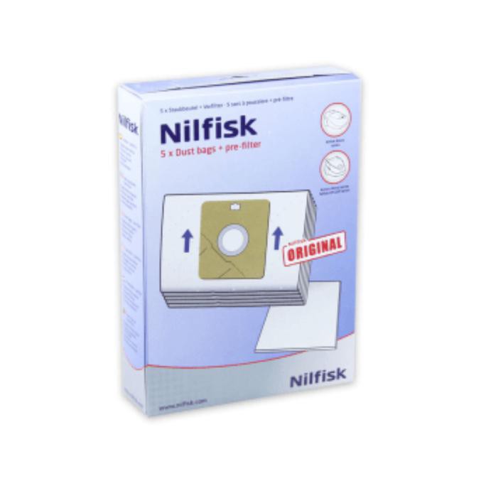 

Nilfisk Paper Bag Set Kantong Debu Seri Bravo & Action 4 Pcs New Product