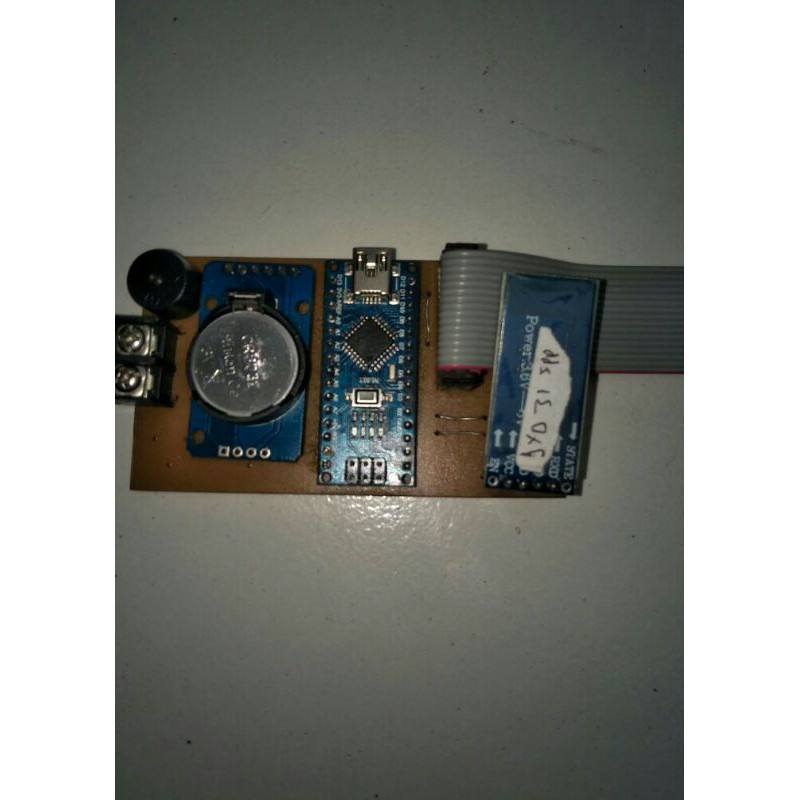 controler jws jam waktu sholat p10 3panel