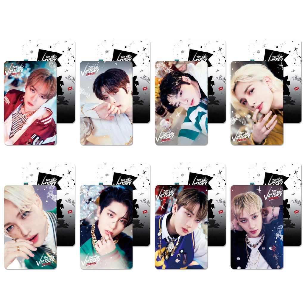 8 / 9pcs / set Kartu Pos Koleksi Album Stray Kids Album Sirkus