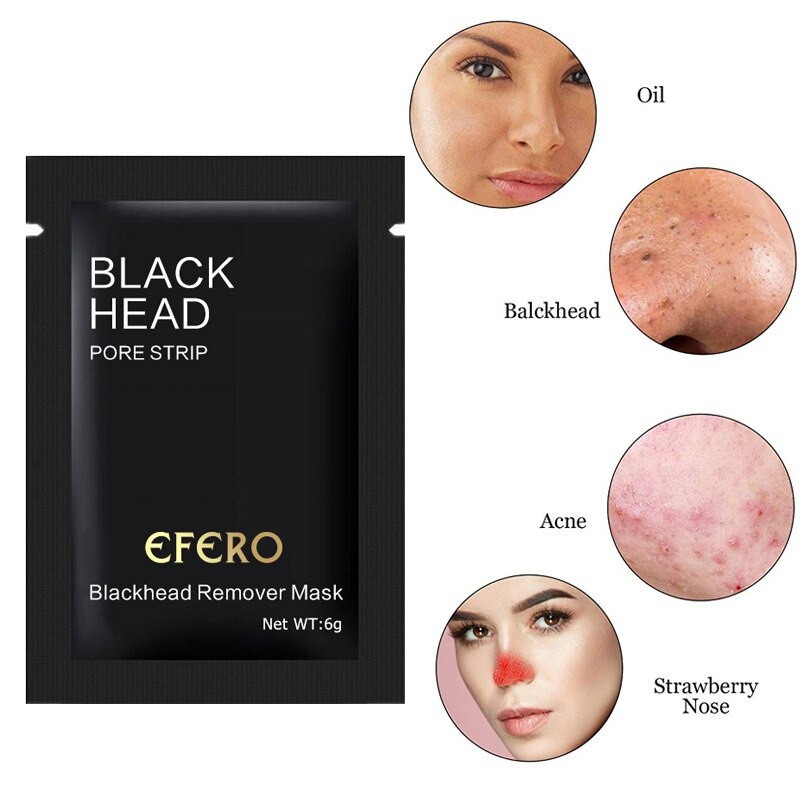 (BISA COD) Efero Blackhead Porestrip Masker Komedo Strip Komedo