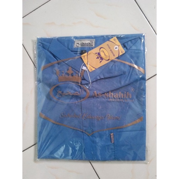 GROSIR Baju Koko As Shahih Polos Lengan Panjang Saku Samping Bahan Mengkilap Kokoh Haibah Habaib Habib Ammu Original Collection Pria Dewasa Terbaru Taqwa Kazimi El rumi Al mia Murah Putih Hitam Atasan Muslim Pria Fasion Pakaian Muslim Pria Tangan Panjang-5