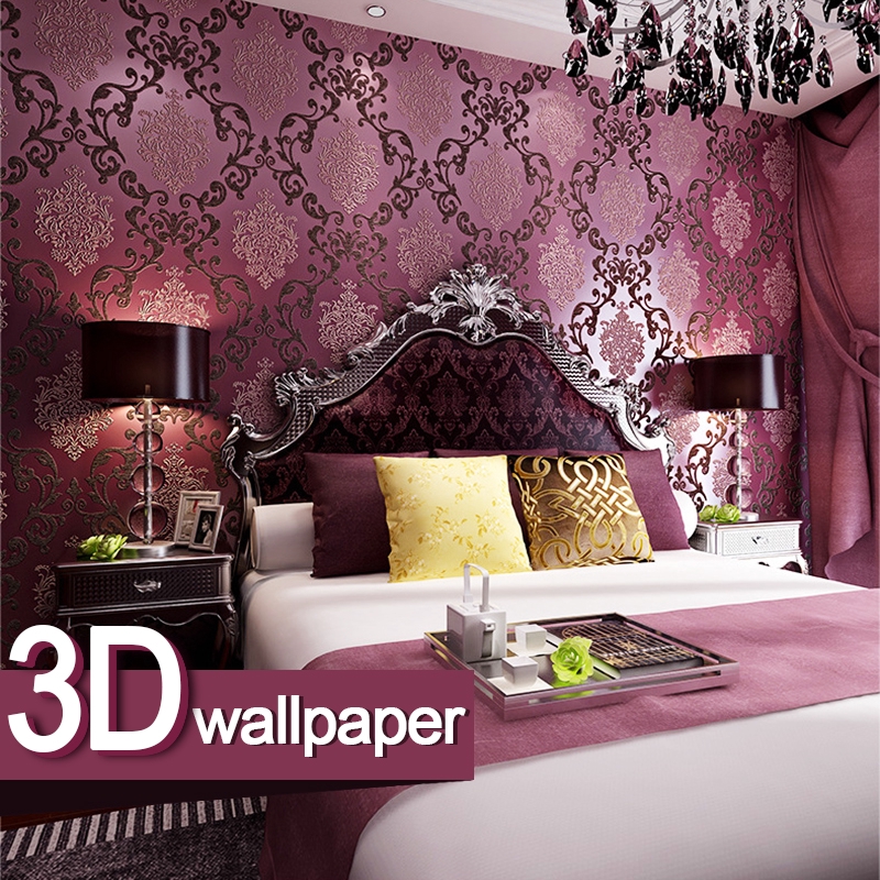 Wallpaper Model Embossed dengan Gambar 3D Bergaya  Mewah 