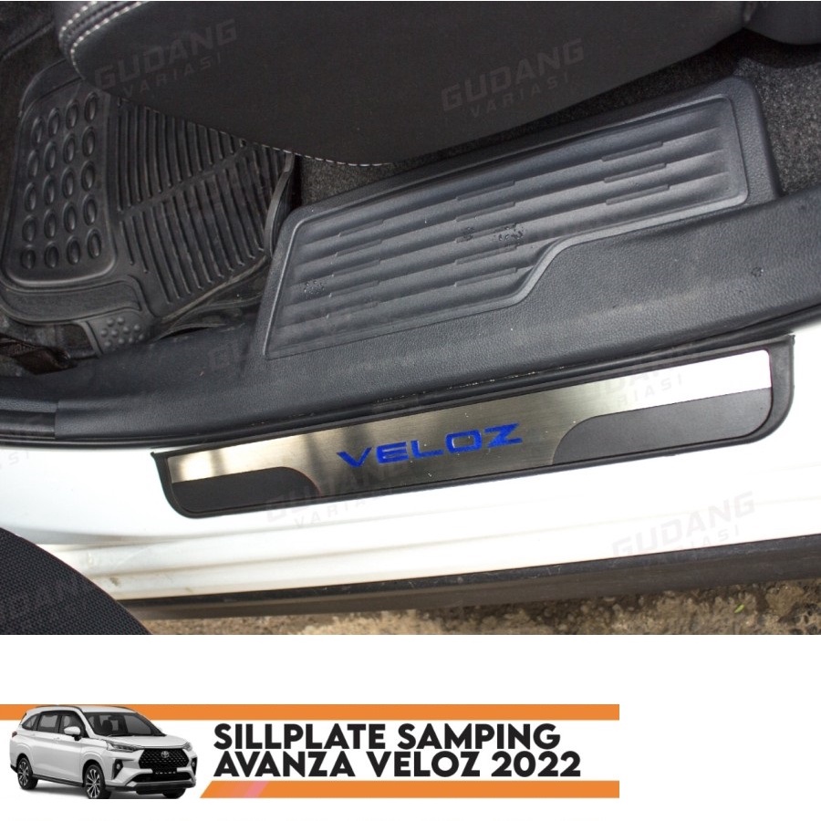 Sillplate Samping Veloz Biru 2022
