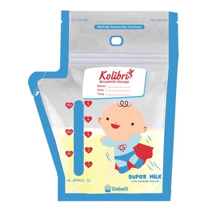 Makassar - Kolibri - Kantong Asi Gabag 150ML Super Baby By Gabag