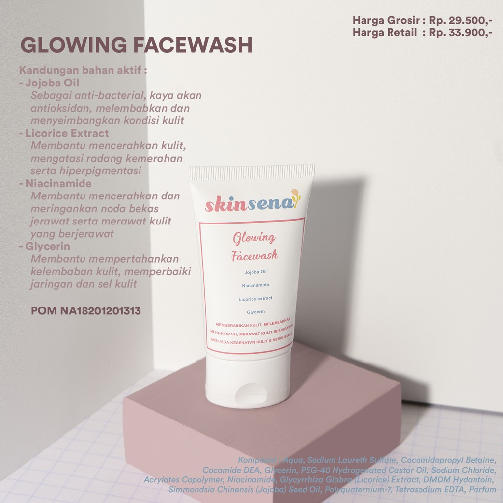 Skinsena Paket Glowing Series