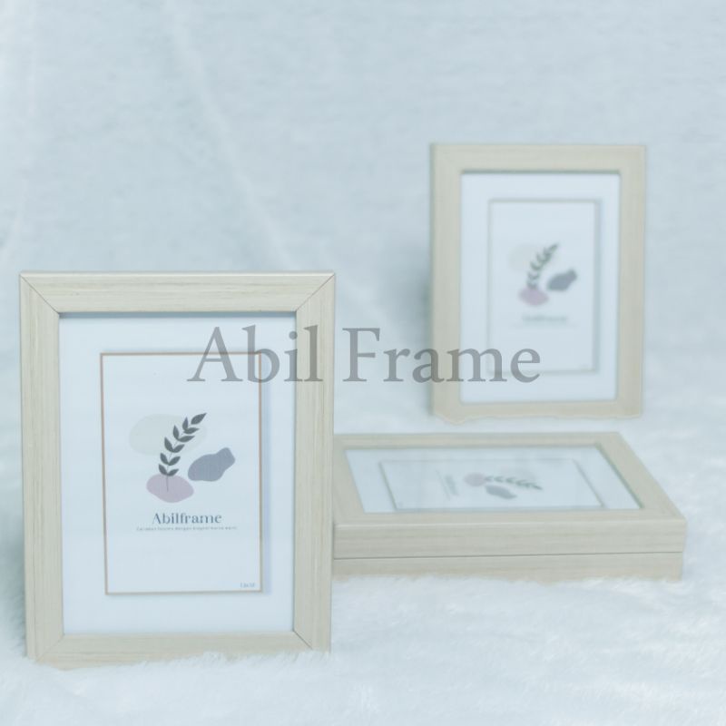 bingkai / Frame / Figura foto 10R/8R(20x25) motif kayu