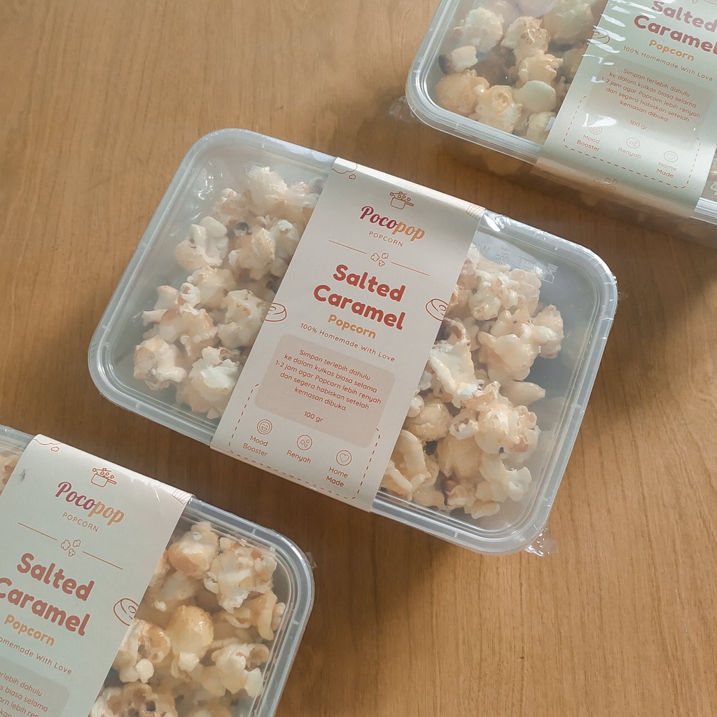 

[100gr] Popcorn XXI (SALTED CARAMEL) / Popcorn Mushroom Jumbo / Popcorn Box