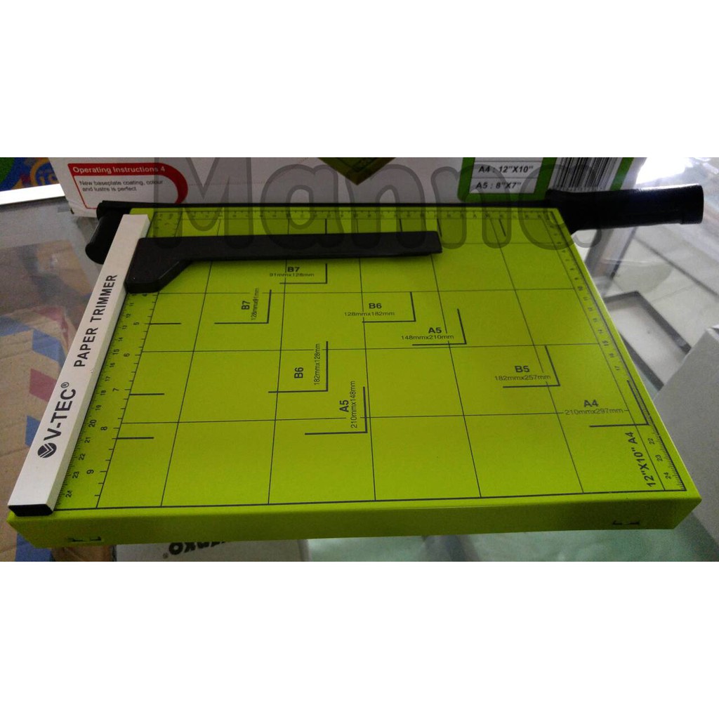 

Mesin Pemotong Kertas A4 V-TEC PAPER TRIMMER VT-1210