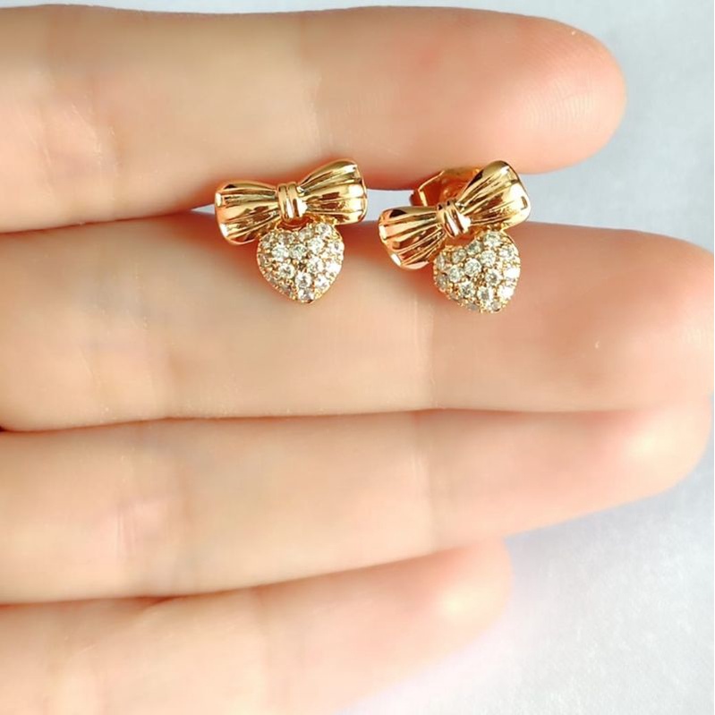 Anting Tusuk Xuping Emas Wanita 18k