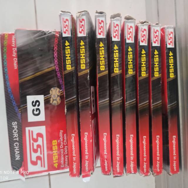 Rantai Triple S-SSS 415-130 HSB Gold