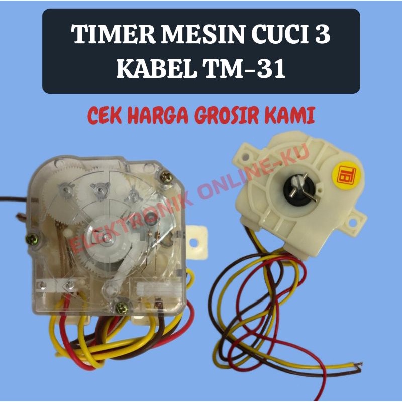 TIMER MESIN CUCI 3 KABEL TM31