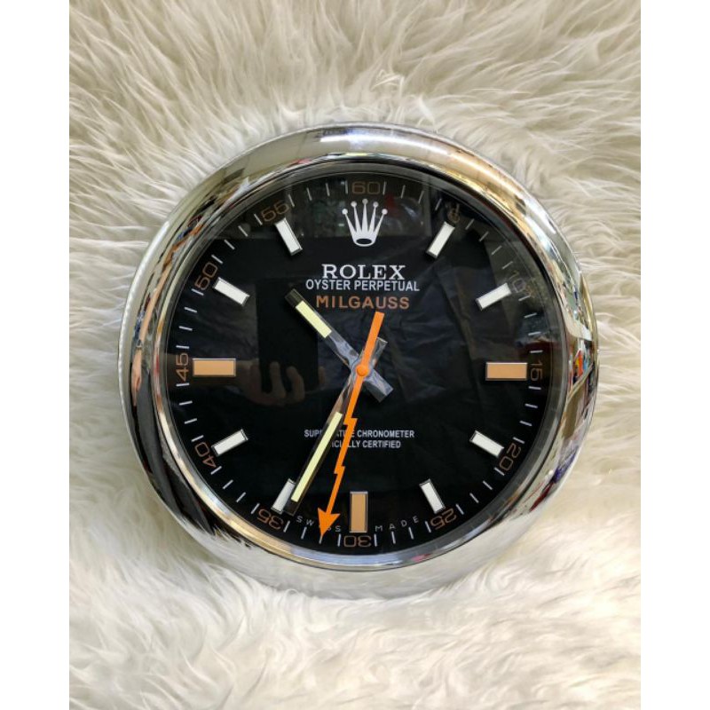 Jam Dinding Rolex Milgauss Oyester perpetual Jam Dinding Mewah Mesin Halus