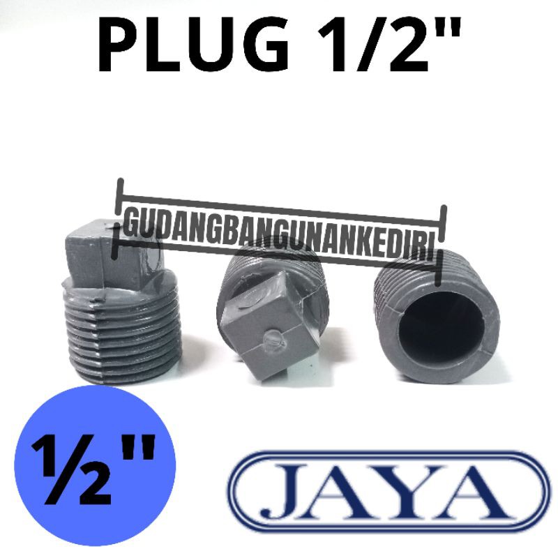 Plug 1/2” / tutup drat luar 1/2” TS JAYA