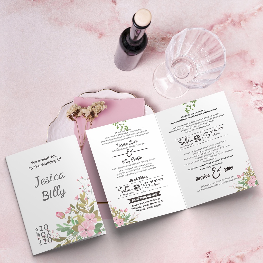 

UNDANGAN PERNIKAHAN KEREN MURAH FS82