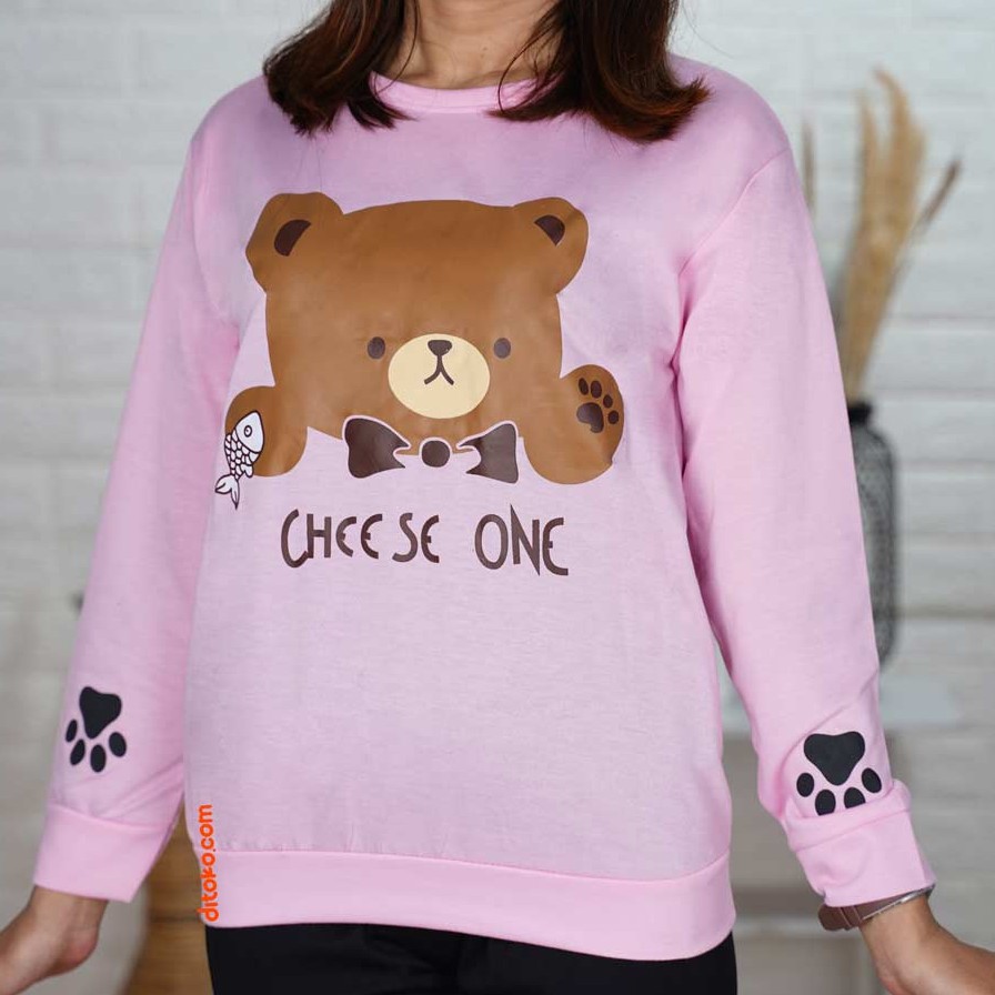 Bess - Sweater Lengan Panjang Murah / Sweater BEAR ONE