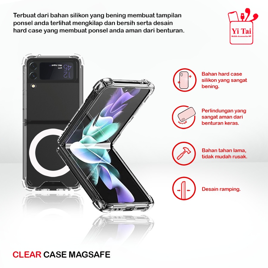 CASE SAMSUNG Z FOLD 4 - CLEAR CASE MAGSAFE SAMSUNG Z FOLD 4 Z FOLD 3 - BDC