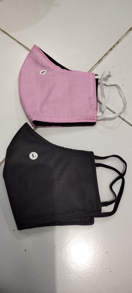 Masker Kain 3 Lapis / 3 Ply - Non Medis - Bisa Dicuci