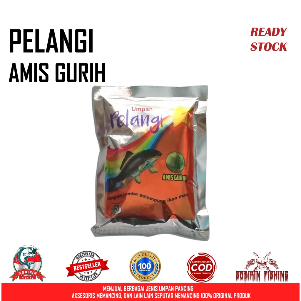 Pelangi Amis gurih - resep pelet amis gurih - Umpan pancing ikan mas dadakan dan kukus asli kang ito