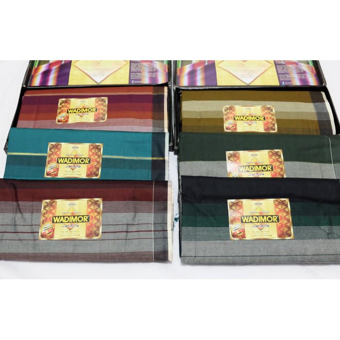 Grosir   Random Sarung Wadimor Motif Tiga Dara   3 Dara   Sarung Tenun   Random