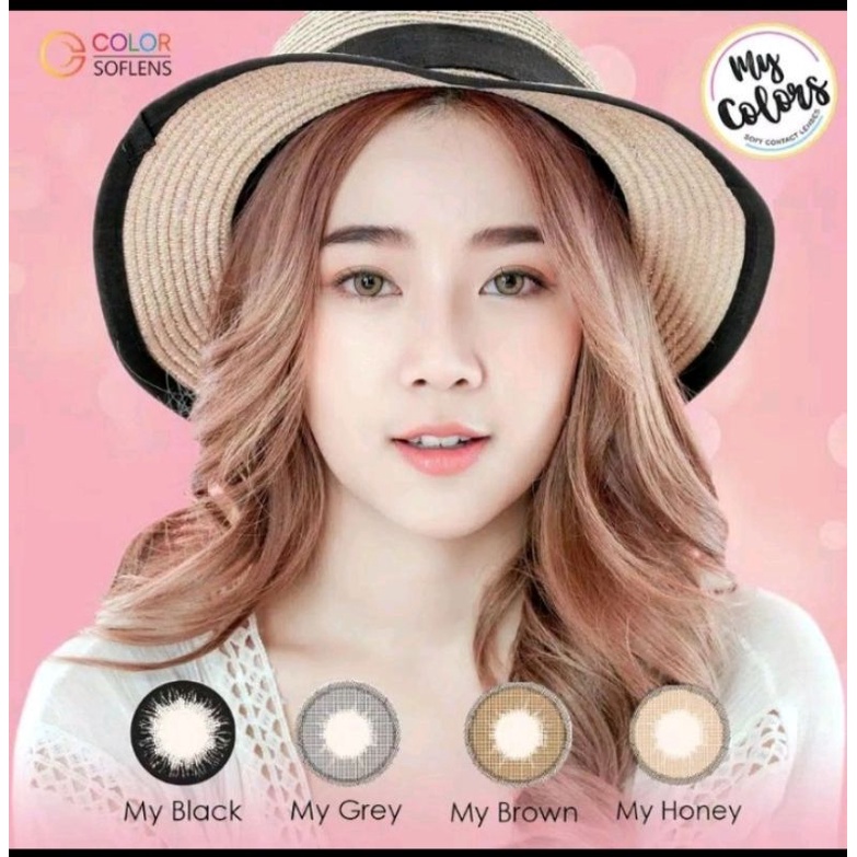 My Color softlens by Omega /Softlens Normal /Minus /15mm/softlen/Kacamata cuci gudang