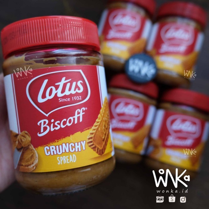 Lotus Crunchy Spread - Selai Speculoos 380 gr - Biscoff Caramel Cookie