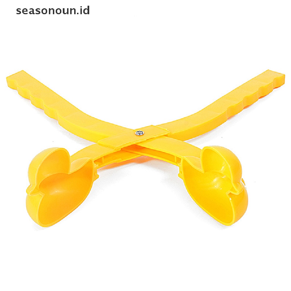 (seasonoun) Mainan Klip Pembuat Bola Salju / Pasir Bahan Plastik Untuk Anak / Outdoor