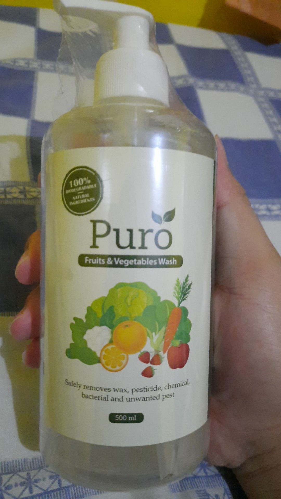 Puro Fruits & Vegetables Wash / Pencuci Buah Dan Sayur 500 Ml
