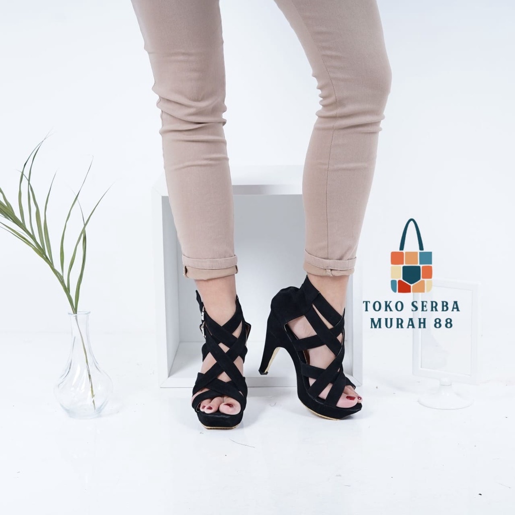 TSM88- GLADIATOR heels tinggi 9 cm cocok untuk pesta