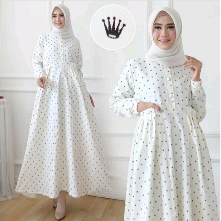 Baju Gamis Umi Polka 2020