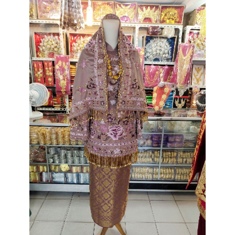 baju koto gadang sulam bordir.