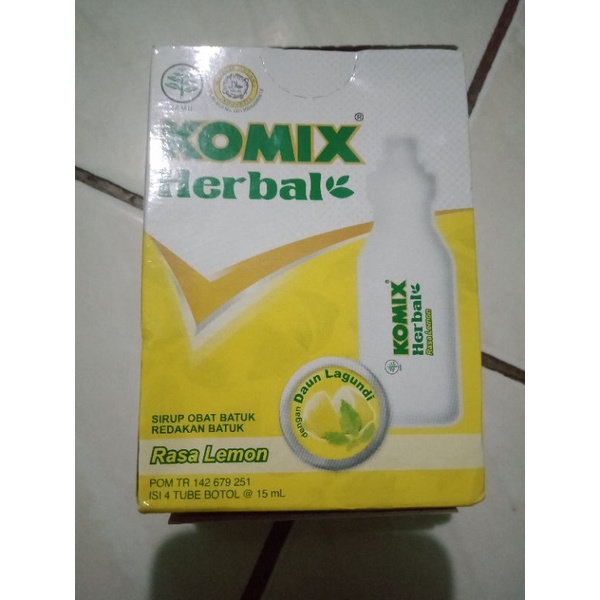 Jual Komix Herbal Tube Botol Isi 4 Btl Shopee Indonesia