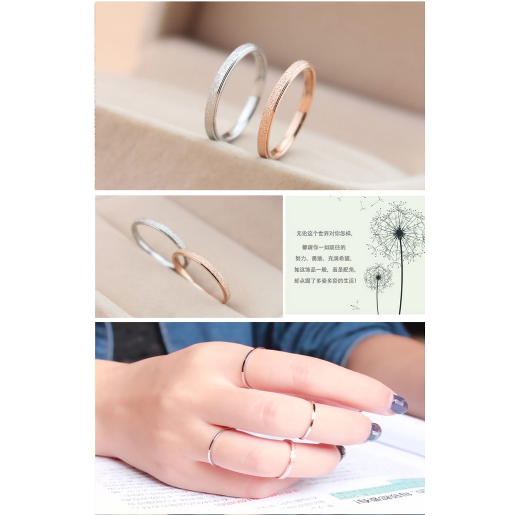 Cincin 92 Fashion wanita Cincin Unik Lucu Keren Elegant Minimalis /Deluna / BS