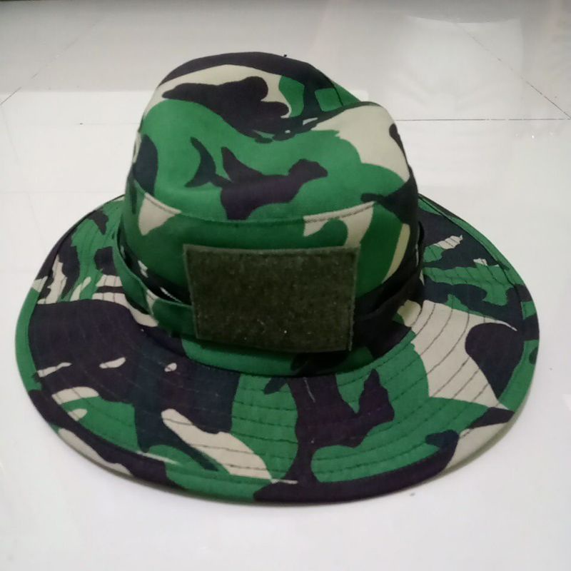 Topi Rimba loreng TNI bahan velbet