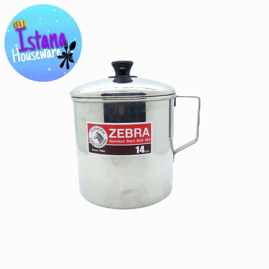 Mug 14cm wcover 110114 ZEBRA