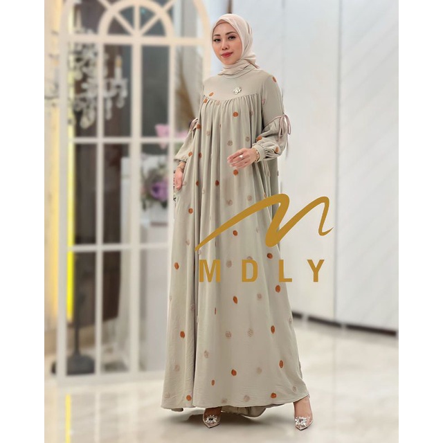 Gamis Dress/home dress Wanita Terbaru Amena Dress By Mdly 3243