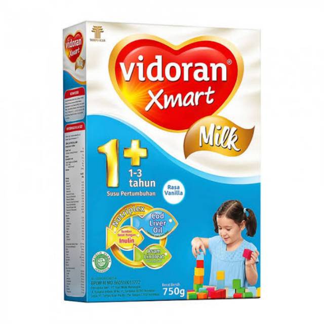 Vidoran Xmart 1+ Vanila & Madu 725gr