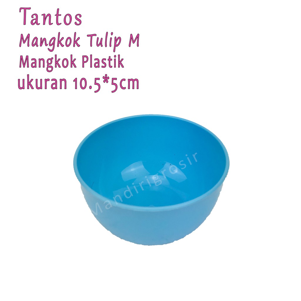 Mangkok plastik * Mangkok Tulip M * Biru *5162