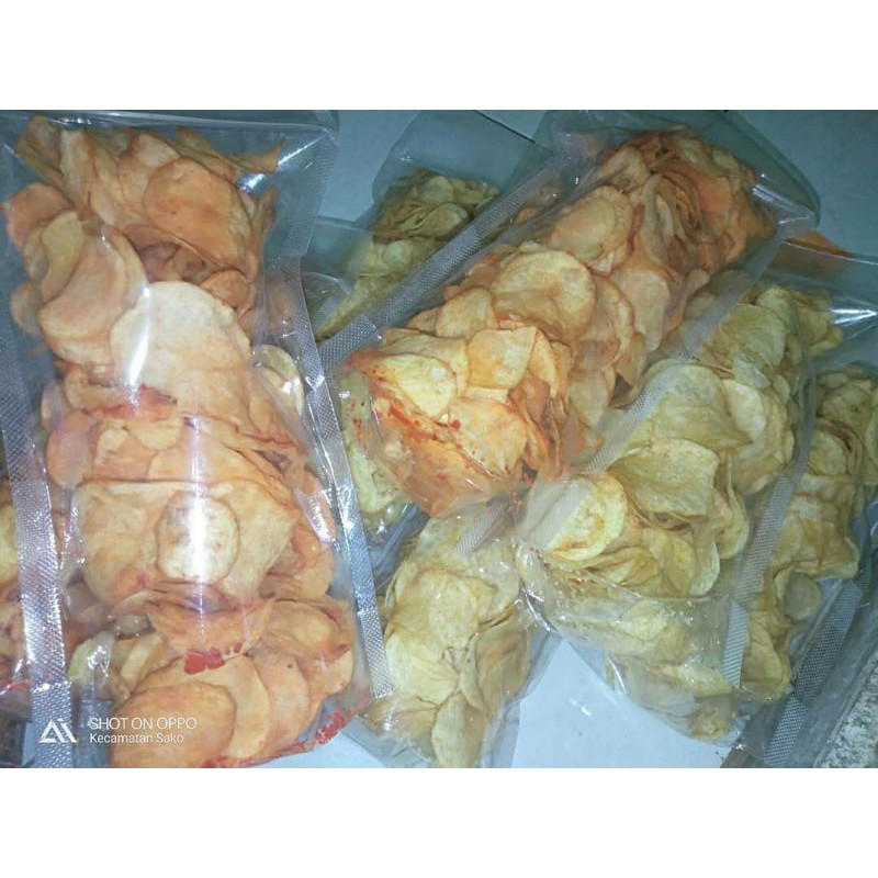 

Keripik kentang Rasa BBQ Pedas