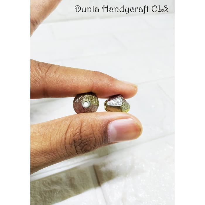 DIY Mote Diamond Blitz 14 mm Bahan Kerajinan Tangan Anting Bros Kalung