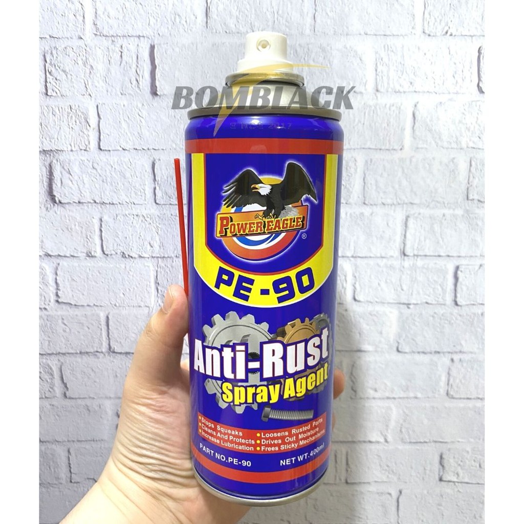 POWER EAGLE Cairan Pelumas Pembersih Anti Karat Rust Besi Logam 400 ml