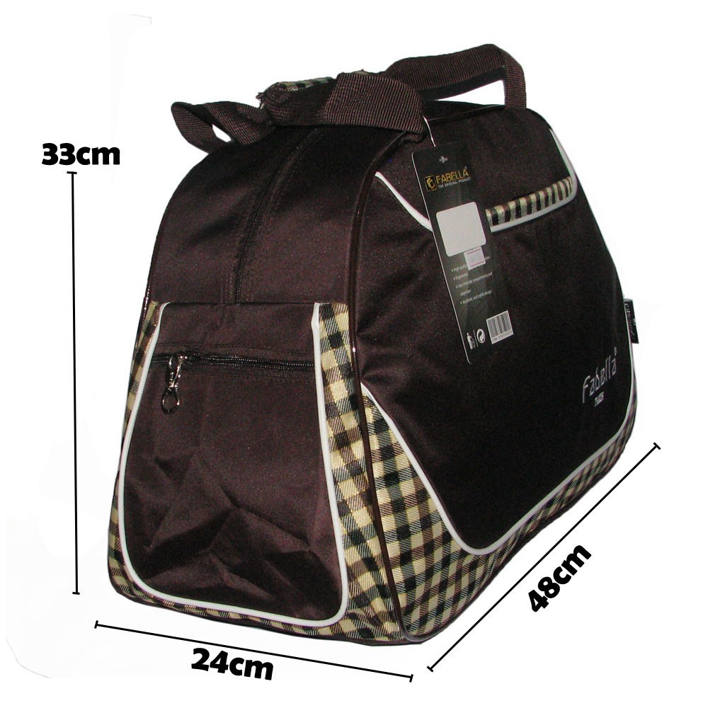 Fabella Tas Pakaian/ Travel bag 66-204 Motif Kotak